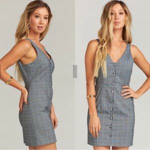 Show Me Your Mumu Arlette Plaid Button Down Dress New With Tags